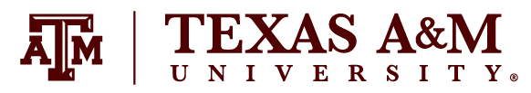 Texas A&M University logo.